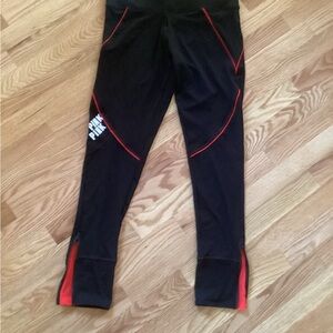Victoria's Secret Black and Red Leggings